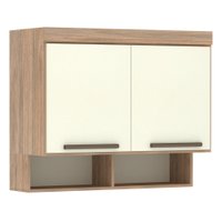 Armário Modulado Ponte Solteiro Com 2 Portas com Nicho 97cm Slim Luciane Móveis