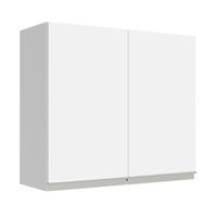 Armário de Cozinha Aéreo 70 cm 2 Portas Branco Glamy Madesa