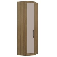 Modulo Guarda Roupa Paris  Canto Diagonal 1 Porta Eucamoveis