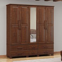 Guarda Roupa Finestra Ouro 5 Portas 6 Gavetas - 2243W