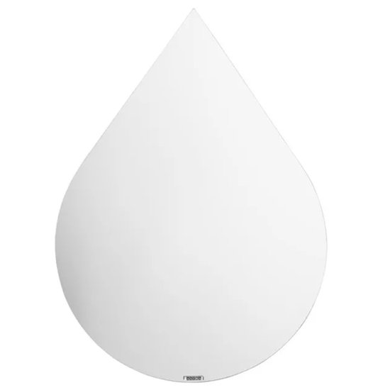 Espelho para Banheiro Formato de Gota Decorativo 40x54cm Lapidado Margarida Astra