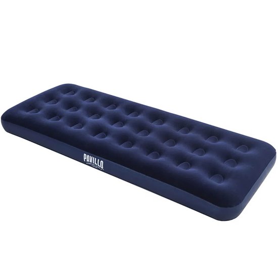 Colchão Inflável Solteiro Nautika 185x76cm até 150Kg Colchonete para Camping Bestway sem Inflador