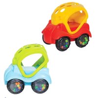 Chocalho Buba Baby Car Carrinho de Brinquedo para Bebê Colorido Sortido