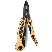Alicate Multifuncional Militar Inox 7 Funções com Bainha Multitool Narvik Invictus Deserto