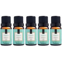 Kit 5 Essências Aromatizadoras Para Difusor Elétrico 10ml Via Aroma - Verde
