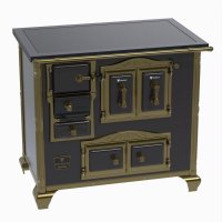 Fogao a Lenha N 2 Gab Imperador Premium True - Preto
