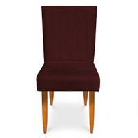 Cadeira de Jantar Acapulco Suede Marsala - Pallazio