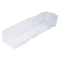 Colmeia Organizadora Grande de Gaveta 38x20cm Transparente 11 Nichos Camisetas Roupa