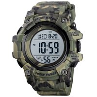 Relógio Infantil Menino Skmei Digital - Verde Camuflado