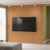 Painel Ripado Modular 2,60m Linea Brasil