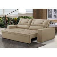 Sofá Retrátil e Reclinável 2 lugares com Molas 1,50m Lais Suede Adonai Estofados