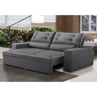 Sofá Retrátil e Reclinável 2 lugares com Molas 1,50m Lais Suede Adonai Estofados