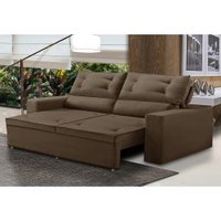 Sofá Retrátil e Reclinável 2 lugares com Molas 1,50m Lais Suede Adonai Estofados