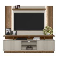 Conjunto para TV 60 polegadas Rack Finlândia e Painel Aurora com Led Linea Brasil