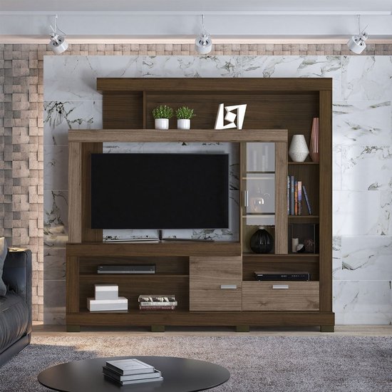 Estante para TV até 55 Polegadas Grand Acácia Linea Brasil