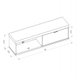 Nicho Suspenso 1.40m com Porta Basculante Linea Brasil