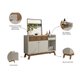 Buffet 2 portas Lucca Linea Brasil Amendoa/Off white