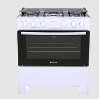 Fogão Atlas 5 Bocas Monaco Top Glass Branco