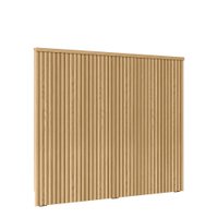 Cabeceira Casal em Ripado Pipa 1.4 com Frame Linea Brasil Carvalho