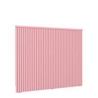 Cabeceira Casal em Ripado Noronha com Frame Linea Brasil Rosa Fosco