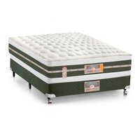 Cama Box + Colchão Castor Casal Silver Star Air Double FaceTenopedic 138x188x61cm