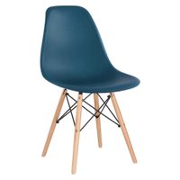 Cadeira Charles Eames Eiffel Dsw Azul Petróleo