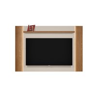Painel para TV de até 60 Polegadas Aurora com Fita LED Freijo/Off White