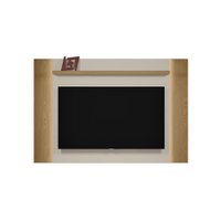 Painel para TV de até 60 Polegadas Aurora com Fita LED Carvalho/Off White