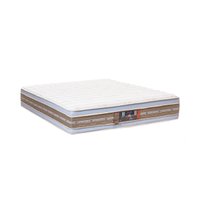 Colchão Castor Queen Silver Star Air Double Face Pocket 158x198x34cm - Bege