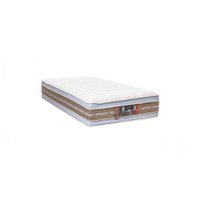 Colchão Castor Solteiro Silver Star Air Double Face Pocket 88x188x34cm - Bege/BRANCO