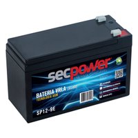 Bateria Selada P/ Nobreak Sec Power, 12V/9Ah (8,5Ah), Chumbo-Ácida AGM-VRLA - SP12-9E
