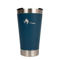Copo Térmico Quente e Frio + Tampa 473ml Azul Fox Stainless