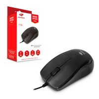 Mouse C3Tech MS-26BK, USB Preto 1000 DPI