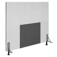 Cabeceira Casal 1,40m Munique Corano Branco - Pallazio