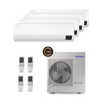 Ar Condicionado Multi Quadri Split Inverter Samsung 3x9000 + 1x18000 Btus Quente/frio 220V Monofásico  AJ100AXJ5KH/AZ