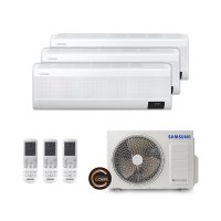 Ar Condicionado Multi Tri Split Inverter Windfree Samsung 1x9000 + 2x12000 Btus Q/F 220V Monofásico AJ068AXJ3KH/AZ