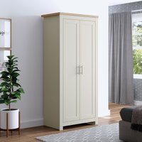 Guarda Roupa Solteiro Ditália 2 Portas DM-570 Creme