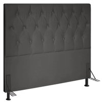Cabeceira King 1,95m Estocolmo Suede Grafite - Pallazio