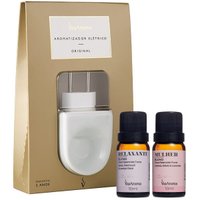 Kit 2 Blends De Óleos Essenciais 10ml E Aromatizador Elétrico Relaxante E Mulher