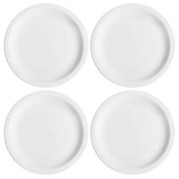 Jogo 4 Pratos Rasos de Porcelana 25,5cm Classe Única Iguaçu Germer