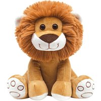 Bichinho de Pelúcia Meu Leãozinho Buba Caramelo 25cm Brinquedo Infantil Leão Juba