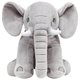 Elefante Cinza Buba de Pelúcia Meu Elefantinho Bebê 30cm Brinquedo Bichinho