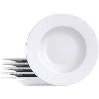 Jogo de Pratos Tramontina Porcelana 6 Peças Raso Maria Augusta 27cm Mesa Posta