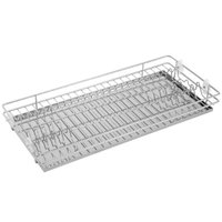 Escorredor de Louça Inox com Bandeja 26x41x8,5cm Pia ou Armário Masutti