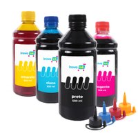 Tinta Compatível Para Impressora DCP-T520W 500ml Black Inova Ink CMYK