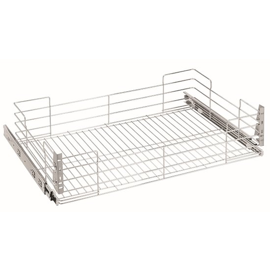 Gaveta Paneleiro Aramada 970mm Guardar Panelas Masutti Corrediças Deslizante Cozinha Multiuso