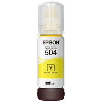 Garrafa de Tinta Epson T504 Amarelo - Original