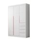 Guarda Roupa e Comoda Infantil Eloa 5 portas 8 Gavetas Phoenix Baby