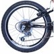 Bicicleta Aro 20 Max 220 Suspensão 18V Cor Vermelho e Preto