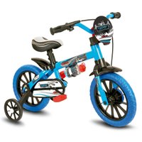 Bicicleta Com Rodinha Aro 12 Infantil Masculina Selim Macio Veloz